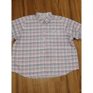 Cabin Creek Wrinkle Free Shirt Mens Stain Repellent Long Sleeve Plaid
